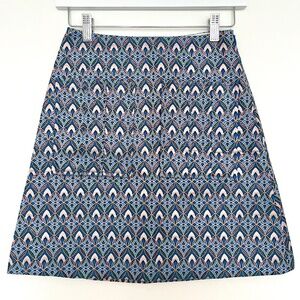 MAJE Jako Jacquard Matelassé Mini Skirt - Bleu Claire - EU Size 34 (small)